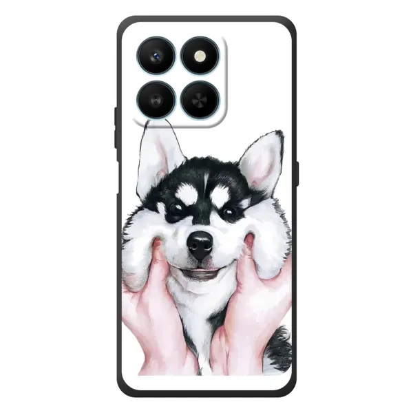 Чехол с принтом «Довольный Хаски» для Huawei Honor 400 Smart