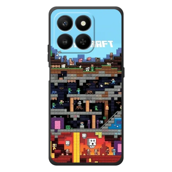Чохол з принтом «фон Minecraft» для Huawei Honor 400 Smart