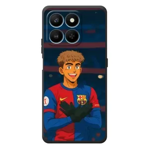 Чехол с футболистом Ламин Ямаль Huawei Honor 400 Smart (Футболист Ямаль)