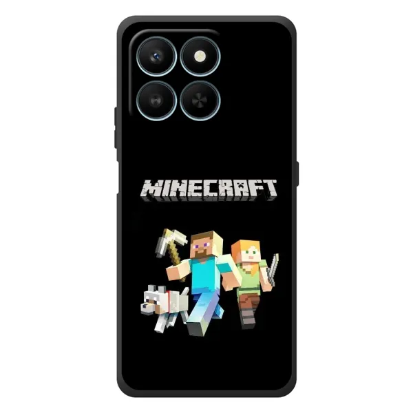 Чохол з принтом «герої Minecraft» для Huawei Honor 400 Smart