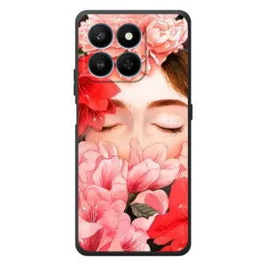Чехлы (ART) Цветы на Huawei Honor 400 Smart (VPrint) (Очі в квітах)