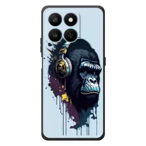 Чохол з Мавпами Huawei Honor 400 Smart - (AlphaPrint) (Горила в навушниках)