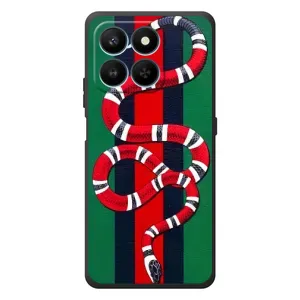Чохли  GUCCI для Хуавей Хонор 400 Смарт (AlphaPrint) (Gucci змія)