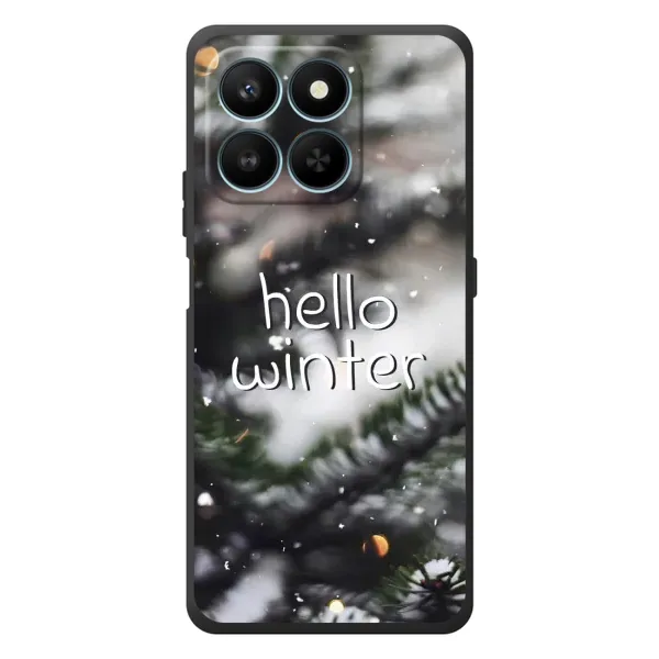 Чехол с принтом «Hello winter» для Huawei Honor 400 Smart