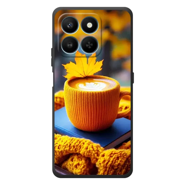 Чехол с принтом «Кофе на желтом пледе» для Huawei Honor 400 Smart Чехол с принтом «Кофе на желтом пледе» для Huawei Honor 400 Smart