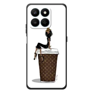 Чохли Луі Вітон для Huawei Honor 400 Smart (AlphaPrint - LOUIS VUITTON) (кава LOUIS VUITTON)