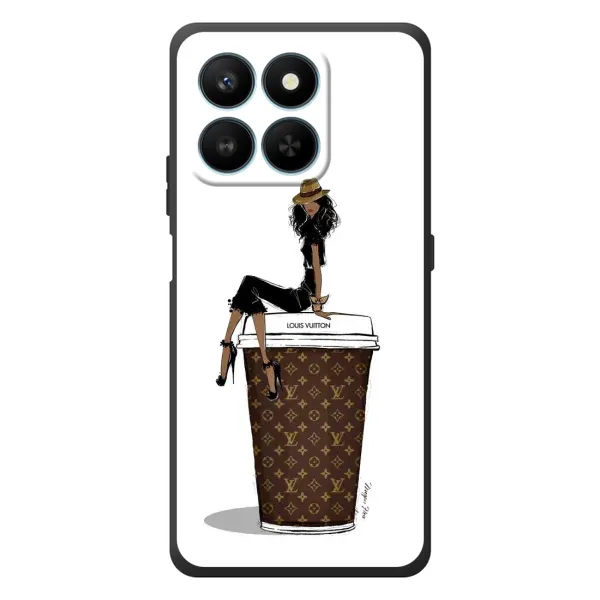 Чехол с принтом «кофе LOUIS VUITTON» для Huawei Honor 400 Smart Чехол с принтом «кофе LOUIS VUITTON» для Huawei Honor 400 Smart