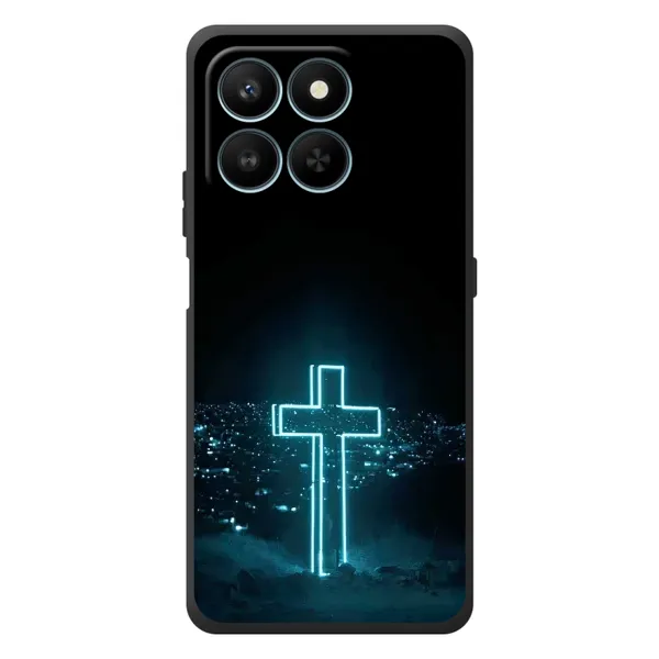 Чохол з принтом «Хрест і місто» для Huawei Honor 400 Smart