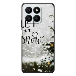 Новорічні, Святкові Чохли для Huawei Honor 400 Smart - 2024 год (Let it snow)