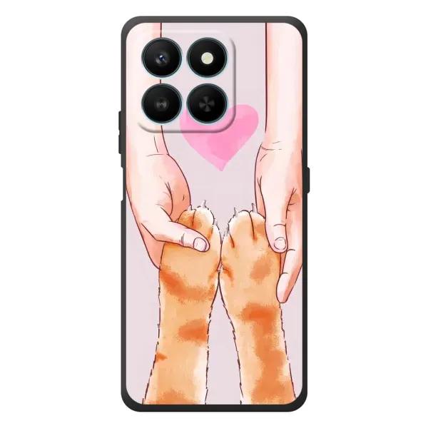Чехол с принтом «Любовь к котикам» для Huawei Honor 400 Smart