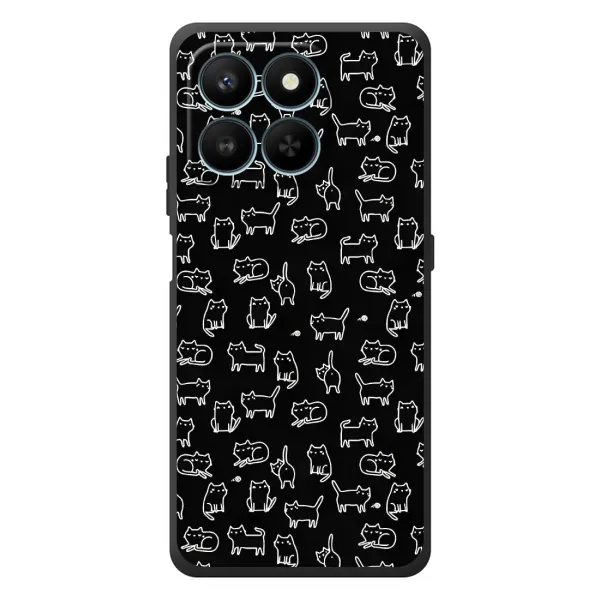Чохол з принтом «Маленькі котики» для Huawei Honor 400 Smart