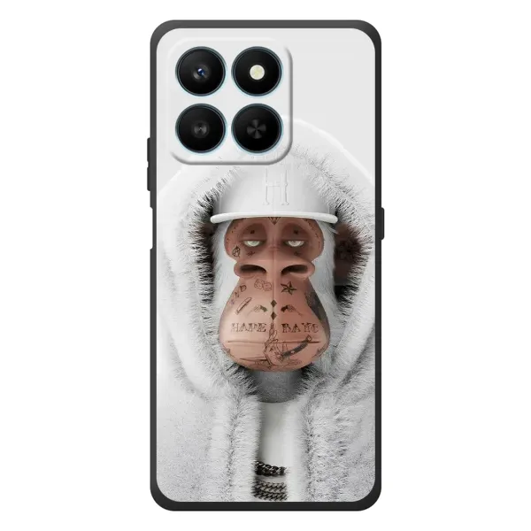 Чехол с принтом «обезьяна NFT в тату» для Huawei Honor 400 Smart