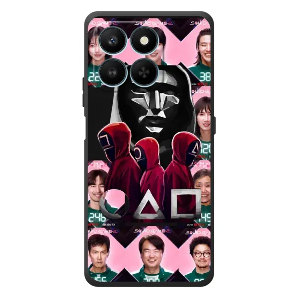 Чохол з принтом «Учасники Гра кальмара» для Huawei Honor 400 Smart