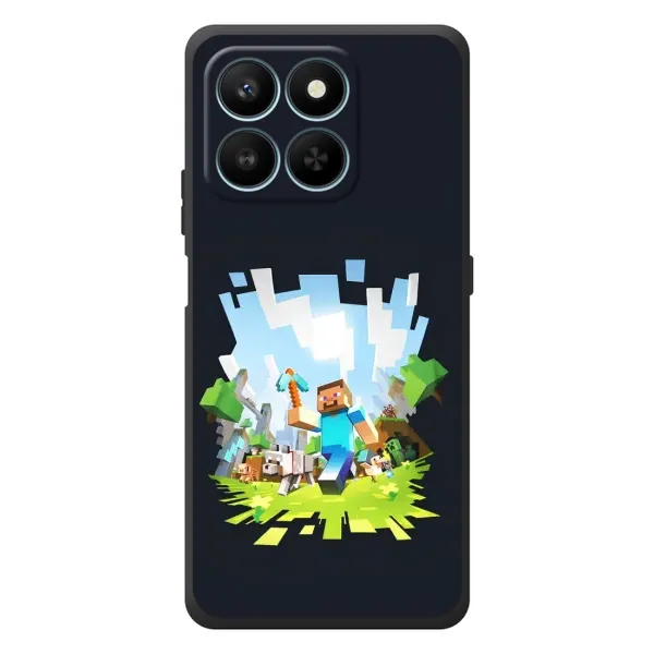 Чохол з принтом «персонажі Minecraft» для Huawei Honor 400 Smart