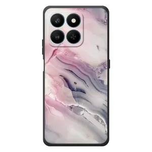 Мраморный чехол на Huawei Honor 400 Smart (VPrint) (Пурпурный Мрамор)