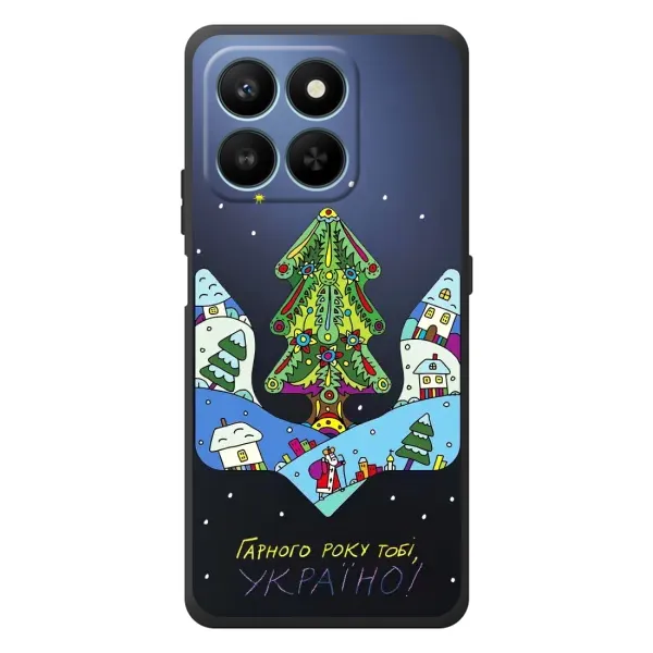 Чохол з принтом «Різдвяний герб» для Huawei Honor 400 Smart