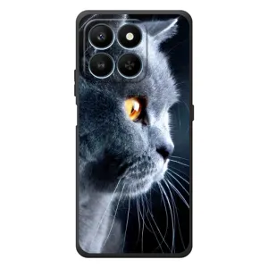 Чохли з Котиками для Huawei Honor 400 Smart (VPrint) (Сірий Кіт)