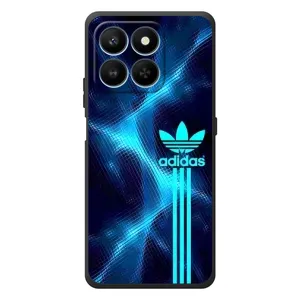 Чехлы Адидас для Huawei Honor 400 Smart (AlphaPrint) (Синий Адидас)