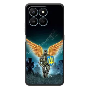 Чехлы с картинкой ЗСУ для Huawei Honor 400 Smart (AlphaPrint) (Солдат ЗСУ)