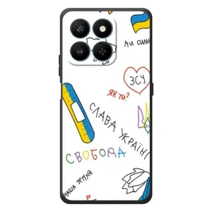 Чохли (Доброго вечора, ми за України) для Хуавей Хонор 400 Смарт (AlphaPrint) (Стикер)