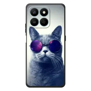 Чохол з принтом для Huawei Honor 400 Smart (AlphaPrint) Модні коти (Стильний кіт)