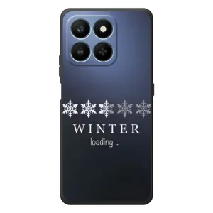 Зимние Чехлы для Хуавей Хонор 400 Смарт - прозрачный фон (Winter loading)