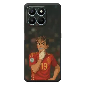 Чехол с футболистом Ламин Ямаль Huawei Honor 400 Smart (Ямаль аниме)