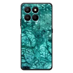 Мраморный чехол на Huawei Honor 400 Smart (VPrint) (Зеленый мрамор)