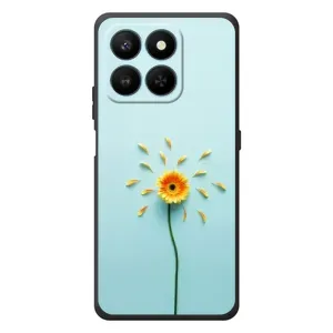Чохли з квітами для Huawei Honor 400 Smart (VPrint) (Жовта квітка)