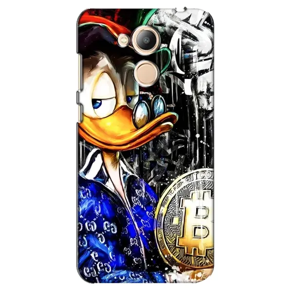 Чехол с принтом «Биткойн Скрудж» для Huawei Honor 6c Pro