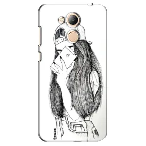 Чехол с печатью для Huawei Honor 6c Pro - (Мода) (AlphaPrint) (Фото девочки)