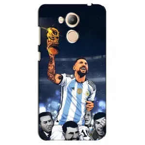 Чохли для Huawei Honor 6c Pro (Leo чемпіон) (AlphaPrint) (Мессі з кубком)