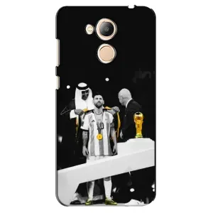 Чохли для Huawei Honor 6c Pro (Leo чемпіон) (AlphaPrint) (Мессі коронований)
