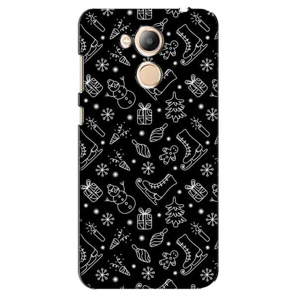 Чехол с принтом «Новогодний фон» для Huawei Honor 6c Pro Чехол с принтом «Новогодний фон» для Huawei Honor 6c Pro