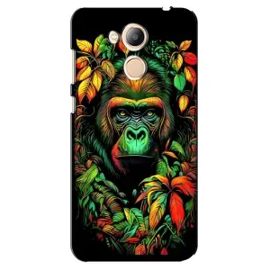 Чохол з Мавпами Huawei Honor 6c Pro - (AlphaPrint) (Мавпа в квітах)