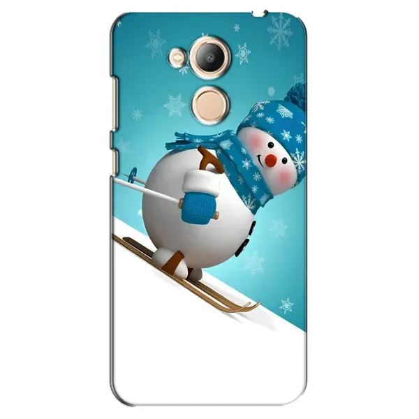 Чехол с принтом «Снеговик на лыжах» для Huawei Honor 6c Pro Чехол с принтом «Снеговик на лыжах» для Huawei Honor 6c Pro