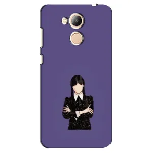 Чохли Венсдей на Huawei Honor 6c Pro Уенсдей (AlphaPrint) (Венздей у чорному)