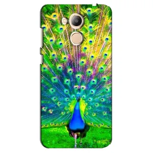 Чохол з пташками на Huawei Honor 6c Pro (VPrint) (Яскравий Павлин)