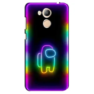 Чехол Амонг Ас для Huawei Honor 6c Pro (AlphaPrint) (Яркий скин)