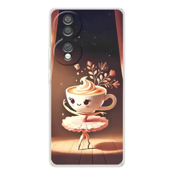 Чехол с принтом «Балерина капучина» для Huawei Honor 70