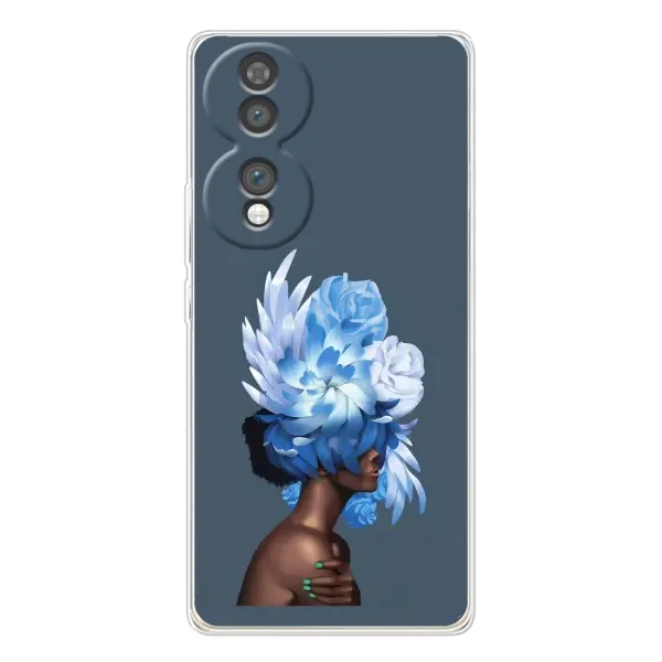 Чехол с принтом «Цветы на голове» для Huawei Honor 70