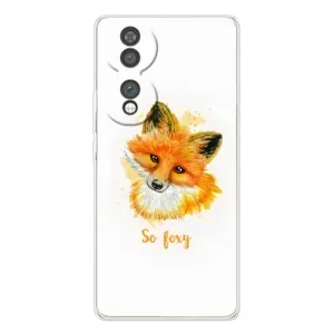 Чохли з картинкою Лисичка для Huawei Honor 70 (VPrint) (Дівчинка Лиса)