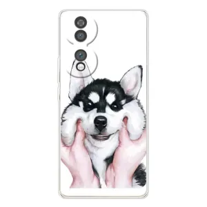 Чехлы с собаками для Huawei Honor 70 (VPrint) (Довольный Хаски)