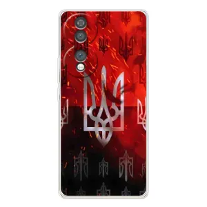 Украинские Чехлы для Huawei Honor 70 с картинкой УПА (AlphaPrint) (ГЕРБ УПА)