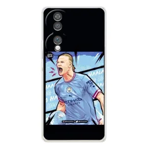Чехлы с футболистом Ерлинг Холанд для Huawei Honor 70 (AlphaPrint) (гол Эрлинг Холланд)