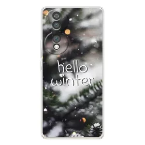 Новогодние, Праздничные Чехлы для Huawei Honor 70 - 2024 год (Hello winter)