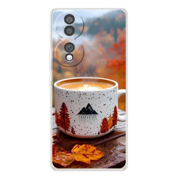 Чехол с принтом «Кофе на природе» для Huawei Honor 70