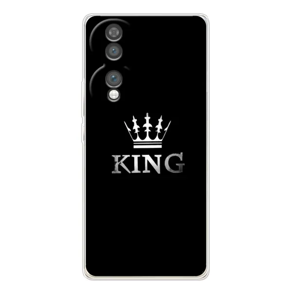 Чехол с принтом «KING» для Huawei Honor 70