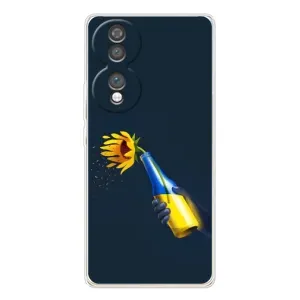 Чехол для Патриота Украины Huawei Honor 70 - (AlphaPrint) (Коктейль молотова)