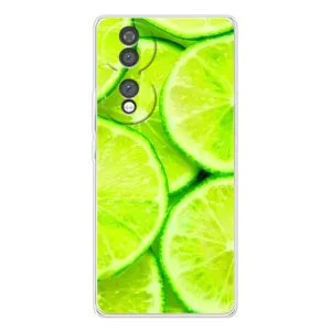 Чехлы с Фруктами для Huawei Honor 70 (VPrint) (Лайм)